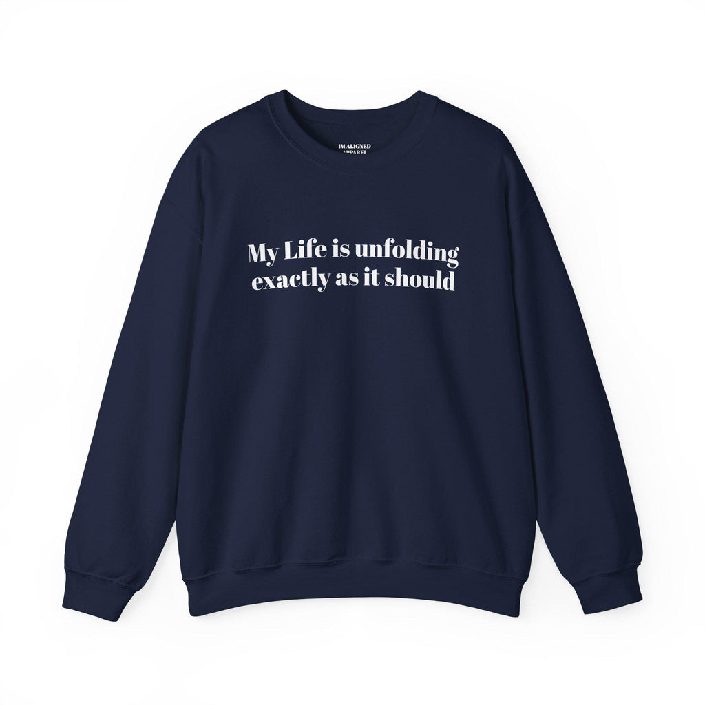 Affirmation Apparel Crewneck Sweatshirt | Positive Quote, Minimal Typography