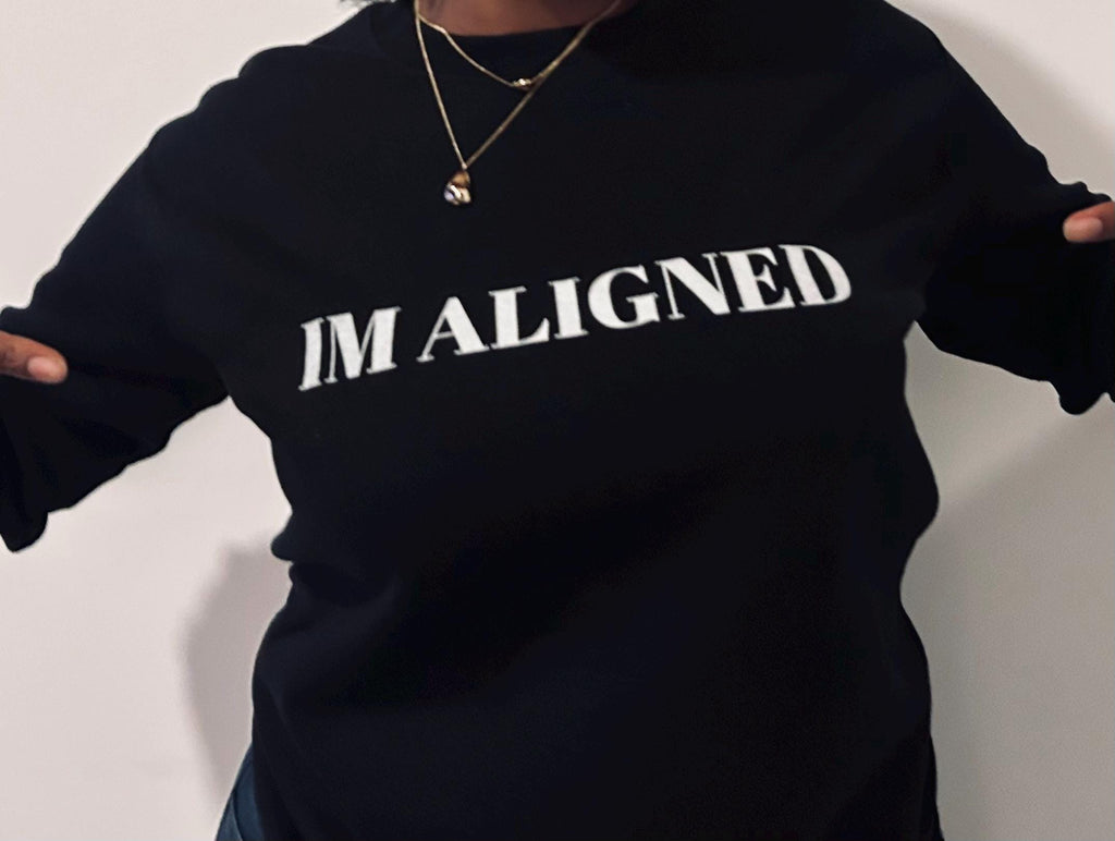 Affirmation Apparel Crewneck Sweatshirt | Positive Quote, Minimal Typography